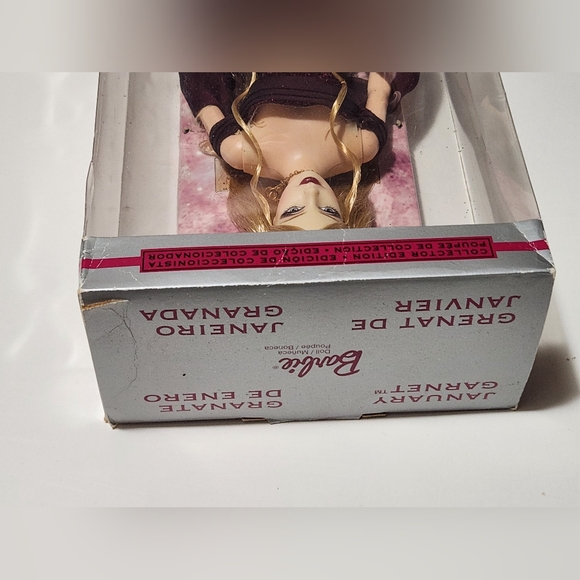 2002 January Garnet Barbie Doll The Birthstone Collection - Picture 7 of 12